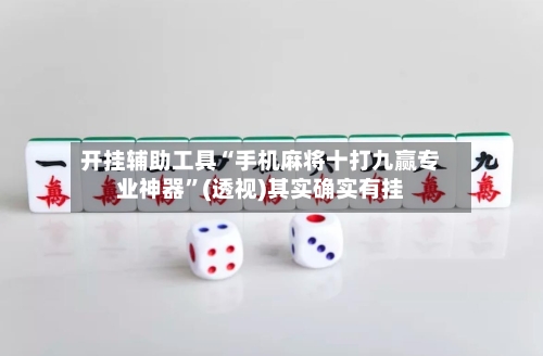 开挂辅助工具“手机麻将十打九赢专业神器”(透视)其实确实有挂-第3张图片