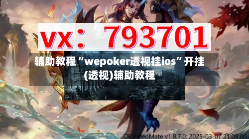 辅助教程“wepoker透视挂ios”开挂(透视)辅助教程-第1张图片