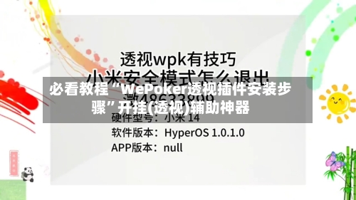 必看教程“WePoker透视插件安装步骤	”开挂(透视)辅助神器-第1张图片