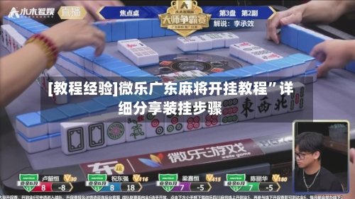 [教程经验]微乐广东麻将开挂教程”详细分享装挂步骤-第1张图片