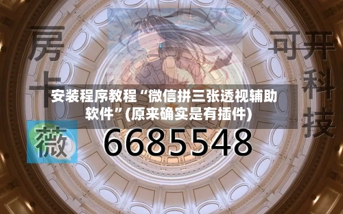 安装程序教程“微信拼三张透视辅助软件”(原来确实是有插件)-第2张图片