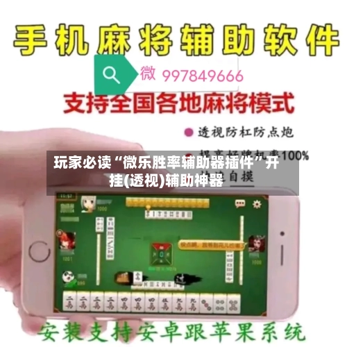 玩家必读“微乐胜率辅助器插件	”开挂(透视)辅助神器-第2张图片