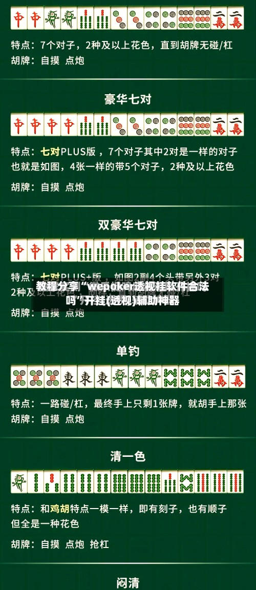 教程分享“wepoker透视挂软件合法吗”开挂(透视)辅助神器-第1张图片