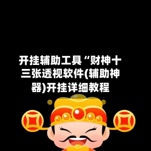 开挂辅助工具“财神十三张透视软件(辅助神器)开挂详细教程-第1张图片
