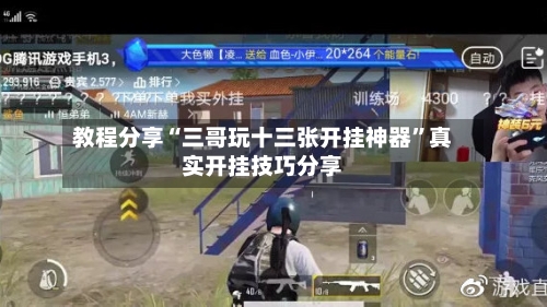 教程分享“三哥玩十三张开挂神器”真实开挂技巧分享-第2张图片