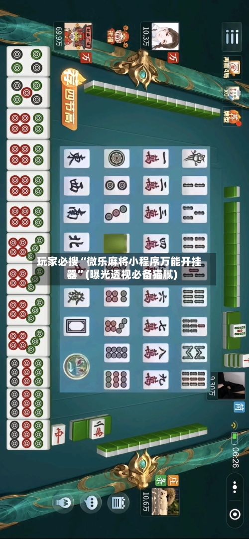 玩家必搜“微乐麻将小程序万能开挂器	”(曝光透视必备猫腻)-第3张图片