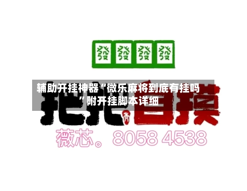 辅助开挂神器“微乐麻将到底有挂吗”附开挂脚本详细-第1张图片