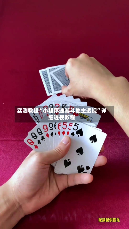 实测教程“小程序途游斗地主透视”详细透视教程-第1张图片