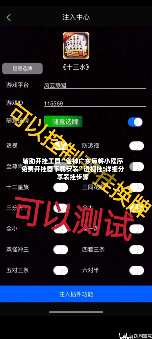 辅助开挂工具“雀神广东麻将小程序免费开挂器下载安装”透视挂!详细分享装挂步骤-第1张图片