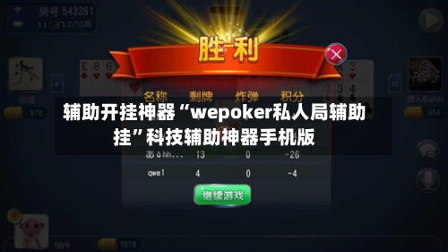 辅助开挂神器“wepoker私人局辅助挂”科技辅助神器手机版-第3张图片