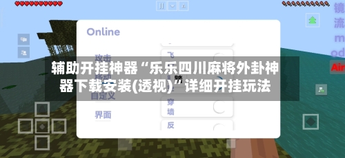 辅助开挂神器“乐乐四川麻将外卦神器下载安装(透视)	”详细开挂玩法-第1张图片