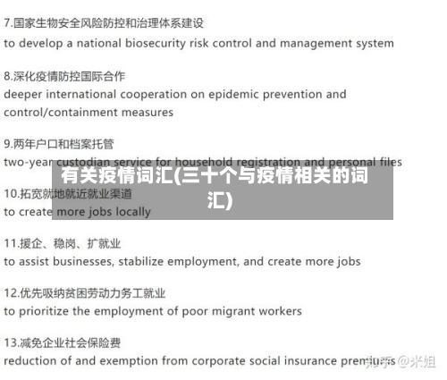 有关疫情词汇(三十个与疫情相关的词汇)-第2张图片
