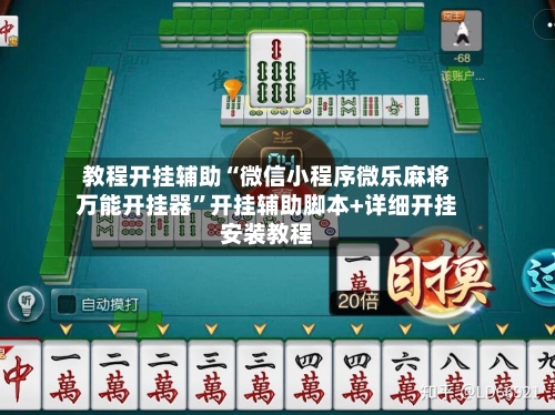 教程开挂辅助“微信小程序微乐麻将万能开挂器	”开挂辅助脚本+详细开挂安装教程-第1张图片