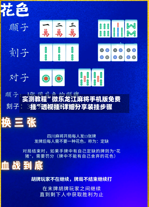 实测教程”微乐龙江麻将手机版免费挂	”透视挂!详细分享装挂步骤-第2张图片