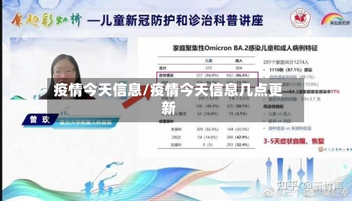 疫情今天信息/疫情今天信息几点更新-第1张图片
