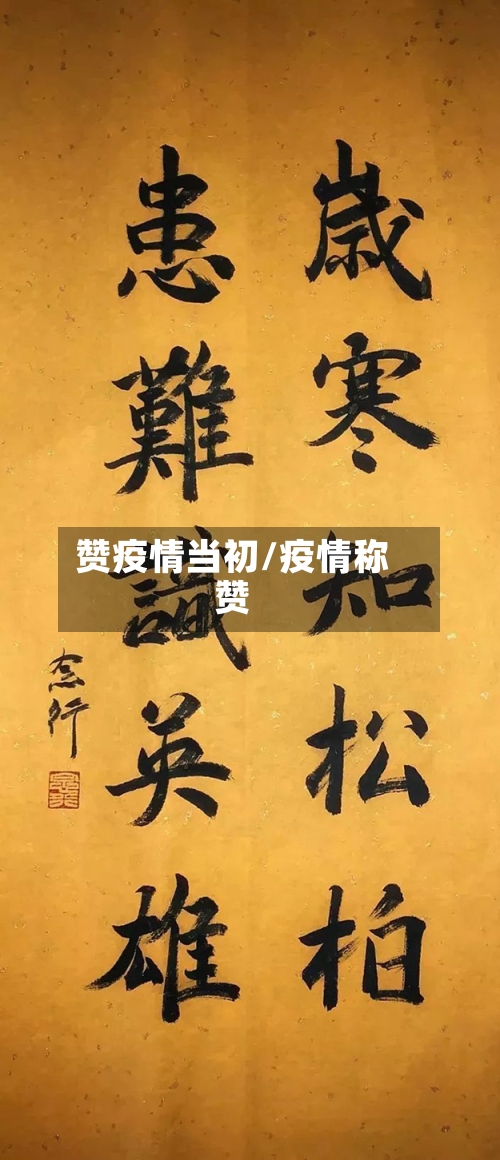 赞疫情当初/疫情称赞-第1张图片