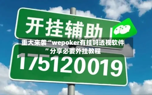 重大来袭“wepoker有挂吗透视软件”分享必要外挂教程-第2张图片
