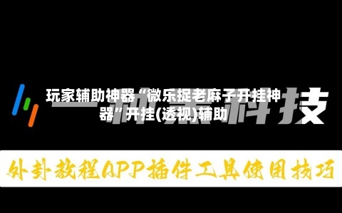 玩家辅助神器“微乐捉老麻子开挂神器	”开挂(透视)辅助-第1张图片