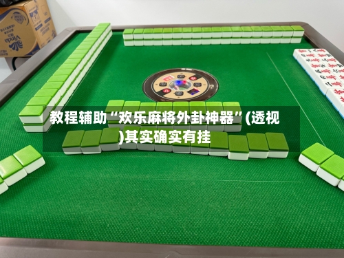 教程辅助“欢乐麻将外卦神器”(透视)其实确实有挂-第3张图片