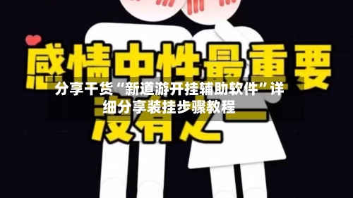 分享干货“新道游开挂辅助软件”详细分享装挂步骤教程-第3张图片