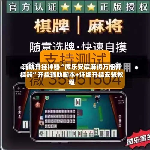 辅助开挂神器“微乐安徽麻将万能开挂器	”开挂辅助脚本+详细开挂安装教程-第2张图片