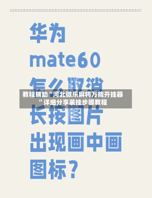 教程辅助“河北微乐麻将万能开挂器”详细分享装挂步骤教程-第2张图片