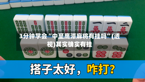 3分钟学会“中至鹰潭麻将有挂吗	”(透视)其实确实有挂-第1张图片