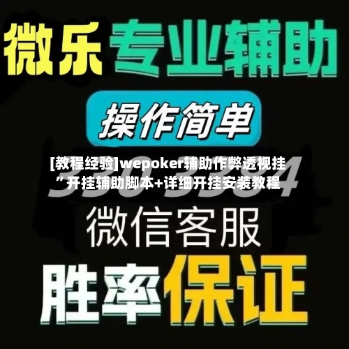 [教程经验]wepoker辅助作弊透视挂	”开挂辅助脚本+详细开挂安装教程-第3张图片