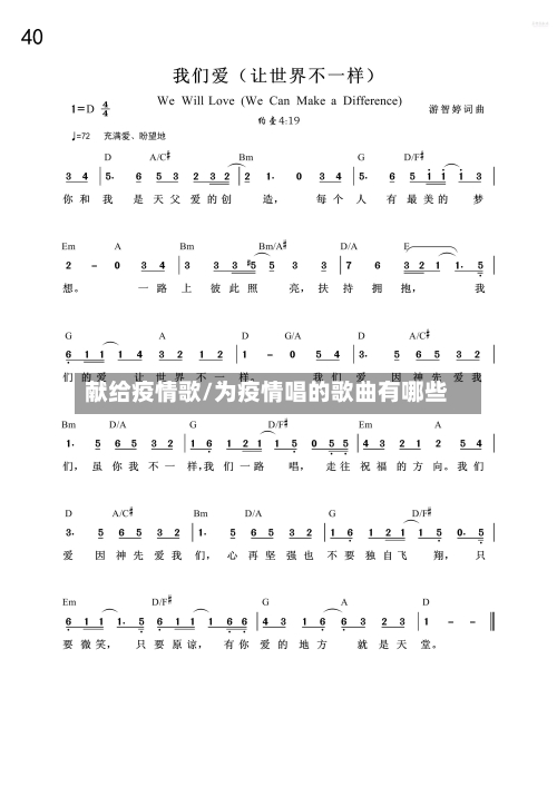 献给疫情歌/为疫情唱的歌曲有哪些-第2张图片