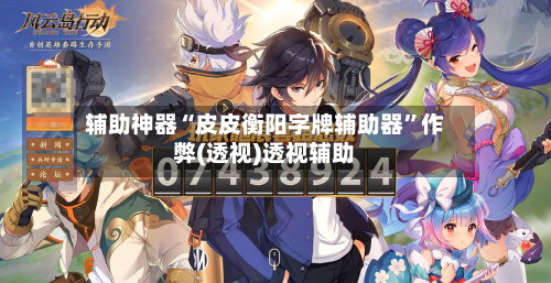 辅助神器“皮皮衡阳字牌辅助器	”作弊(透视)透视辅助-第2张图片