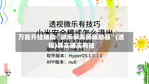 万能开挂辅助“微乐亲友房辅助器”(透视)其实确实有挂-第2张图片