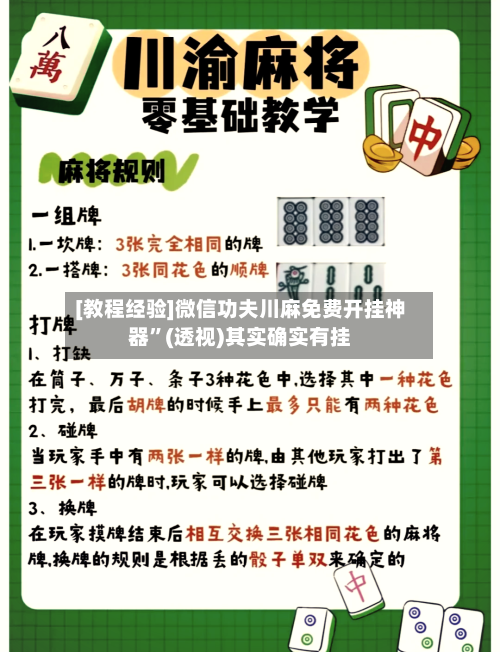 [教程经验]微信功夫川麻免费开挂神器”(透视)其实确实有挂-第1张图片