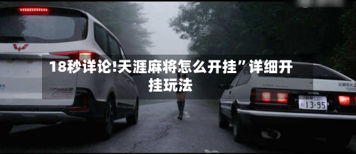 18秒详论!天涯麻将怎么开挂”详细开挂玩法-第2张图片