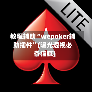 教程辅助“wepoker辅助插件”(曝光透视必备猫腻)-第2张图片
