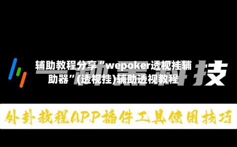 辅助教程分享“wepoker透视挂辅助器	”(透视挂)辅助透视教程-第1张图片
