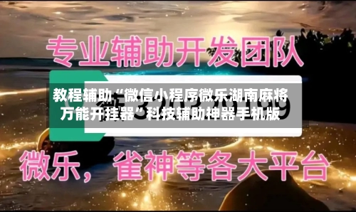 教程辅助“微信小程序微乐湖南麻将万能开挂器”科技辅助神器手机版-第1张图片