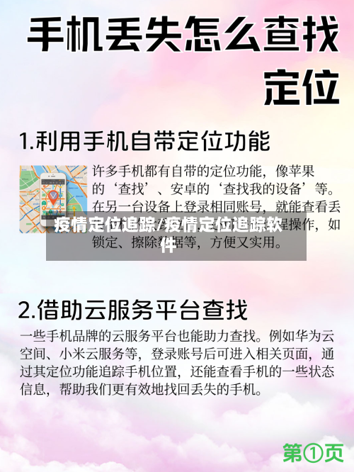 疫情定位追踪/疫情定位追踪软件-第2张图片