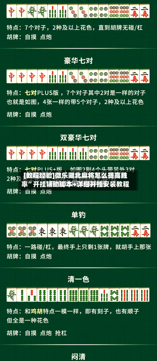 [教程经验]微乐湖北麻将怎么提高胜率	”开挂辅助脚本+详细开挂安装教程-第1张图片