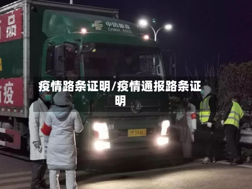 疫情路条证明/疫情通报路条证明-第2张图片