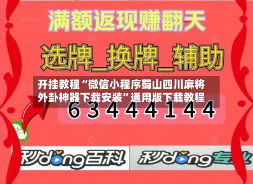 开挂教程“微信小程序蜀山四川麻将外卦神器下载安装	”通用版下载教程-第2张图片