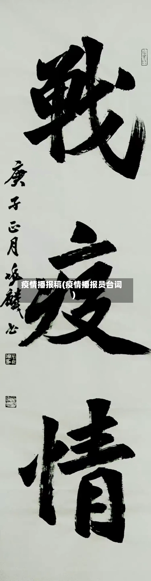 疫情播报稿(疫情播报员台词)-第3张图片