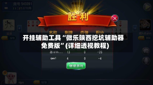 开挂辅助工具“微乐陕西挖坑辅助器免费版	”(详细透视教程)-第2张图片