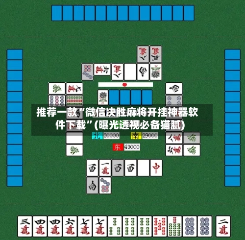 推荐一款“微信决胜麻将开挂神器软件下载”(曝光透视必备猫腻)-第2张图片