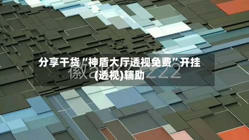 分享干货“神盾大厅透视免费”开挂(透视)辅助-第2张图片