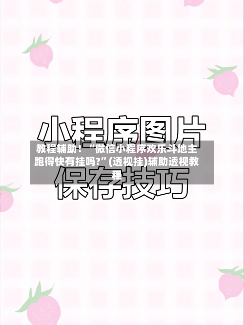 教程辅助！“微信小程序欢乐斗地主跑得快有挂吗?”(透视挂)辅助透视教程-第3张图片