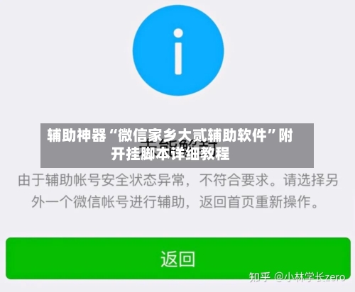 辅助神器“微信家乡大贰辅助软件”附开挂脚本详细教程-第3张图片