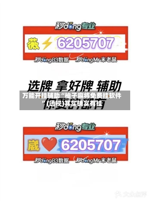 万能开挂辅助“柚子麻将免费挂软件	”(透视)其实确实有挂-第3张图片