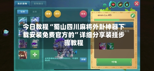 今日教程“蜀山四川麻将外卦神器下载安装免费官方的”详细分享装挂步骤教程-第3张图片