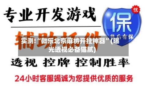实测!“微乐北京麻将开挂神器	”(曝光透视必备猫腻)-第3张图片
