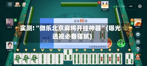 实测!“微乐北京麻将开挂神器”(曝光透视必备猫腻)-第2张图片